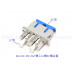 AD-2LF-2SF-SM 雙工LC轉SC金屬耦合器 LC/UPC母頭-SC/UPC母頭 混合雙工單多模金屬光纖適配器/耦合器 全法蘭 LC-SC雙芯金屬光纖適配器